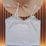 ست تاپ و شورتک زنانه جنس کبریتی وارداتی - Image 2