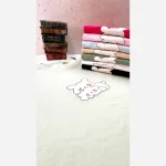 تیشرت زنانه نخ پنبه قواره آزاد طرح فانتزی سایز 38 تا 46 - Image 2