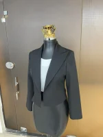 کت کراپ دخترانه مشکی