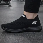کفش اسکیچرز زنانه جورابی بدون بند مدل AHS 2025 با رویه بافت 5 لایه و زیره طبی پیو - Image 7