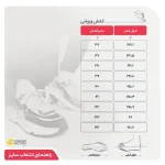 کفش پیادهروی مردانه مدل Perfect رنگ طوسی بدون بند جورابی - Image 6