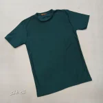 تیشرت مردانه نخی ساده طرح بیسکویتی خنک و لطیف - Image 9