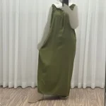 سارافون راحتی زنانه بلند نخی فری سایز مناسب تا سایز 54 - Image 5