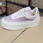 کفش ونس لژدار زنانه مدل ARMA رنگ کرم صورتی سایز 37 تا 40 - Image 2