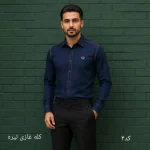 پیراهن مردانه بنگال کشی اندامی آستین بلند در رنگبندی متنوع - Image 5