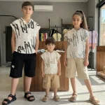 وست کلاهدار بچگانه و زنانه نخ پنبه ترک تابستانه سایز 3 تا 14 سال - Image 2