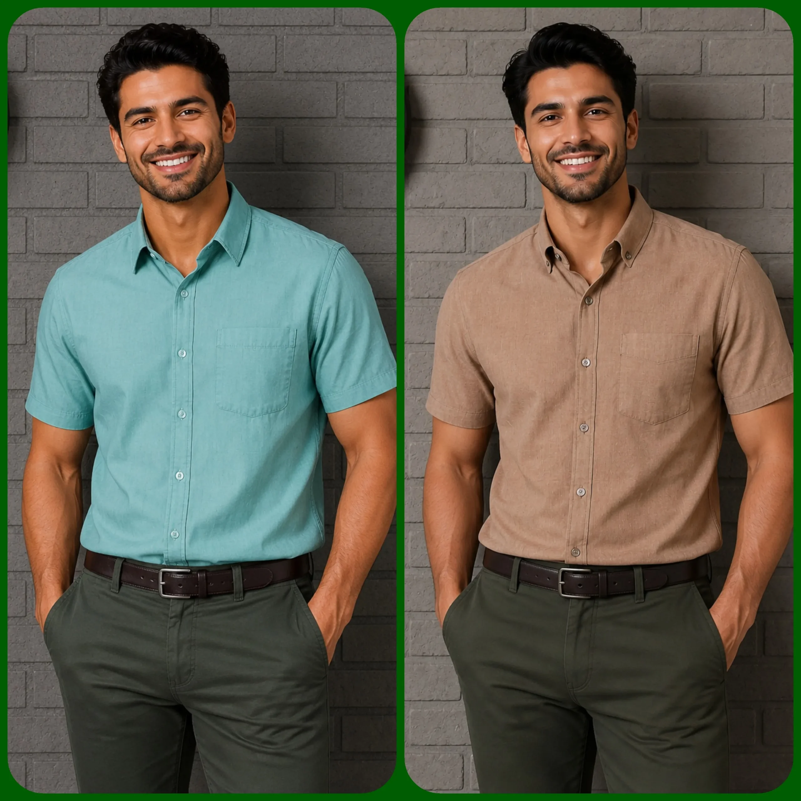 a68d0851-0aab-4b3b-a674-656e457a871b.webp پیراهن مردانه آستین کوتاه نخی قواره آزاد تابستانه - Image 1