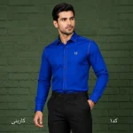 پیراهن مردانه بنگال کشی اندامی آستین بلند در رنگبندی متنوع - Image 2