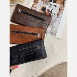کیف پول و موبایل چرم دستدوز مدل عطارد سه لت - Image 11