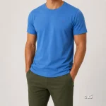 تیشرت مردانه پنبهای ساده با 16 رنگ و سایز لارج تا چهار ایکس لارج مناسب تابستان - Image 7