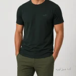 تیشرت مردانه پنبهای ساده با 16 رنگ و سایز لارج تا چهار ایکس لارج مناسب تابستان - Image 3