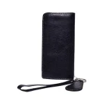 کیف پول و موبایل چرمی مدل گندم به همراه جاکلیدی و بند چرم مناسب خانم ها و آقایان - Image 8