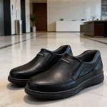 کفش راحتی رسمی مردانه طبی دوردوخت کف دوخت مدل جردن چرم صنعتی - Image 2