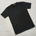 تیشرت مردانه نخی ساده طرح بیسکویتی خنک و لطیف - Image 5