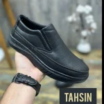 کفش مردانه لژدار کشی مدل تحسین رویه سوگو رنگ مشکی سایز 40 تا 44