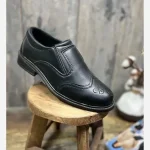 کفش مردانه رسمی هشترک کشی چرم راحتی روزمره با طراحی کلاسیک - Image 3